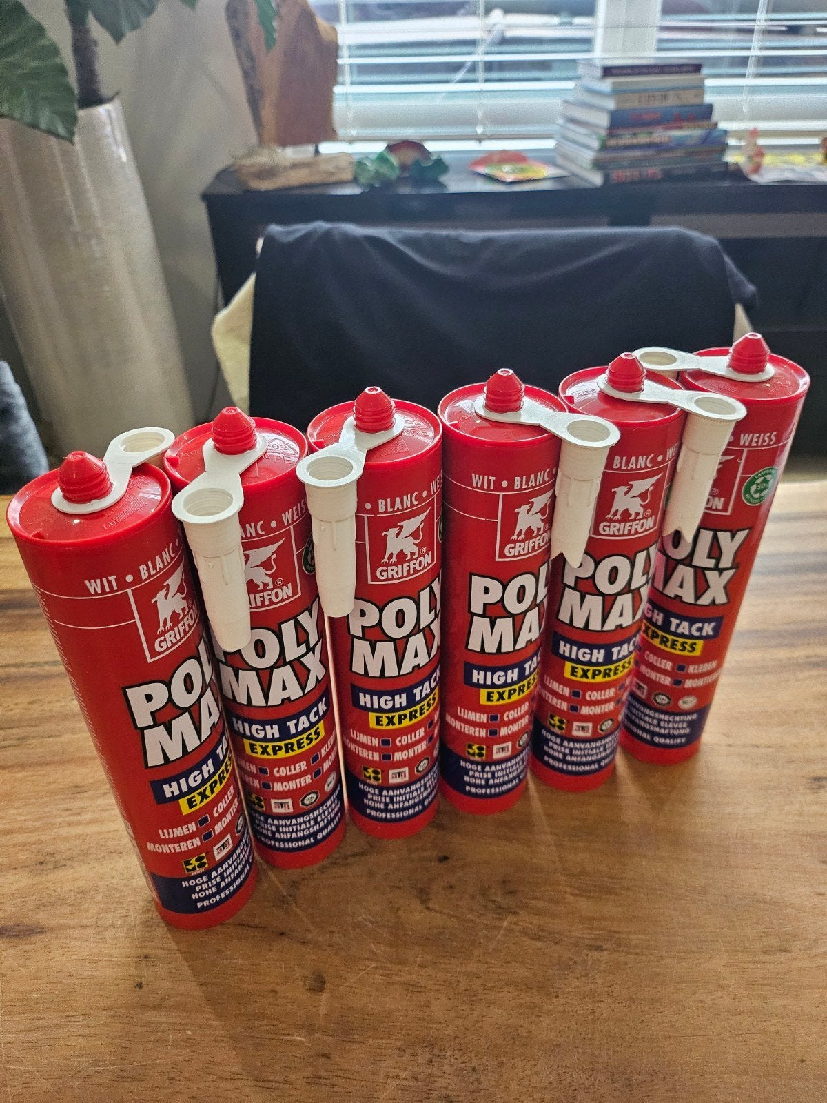 6x Griffon Poly Max High Tack Express Kit - Wit, Wit, Nieuw, Ophalen of Verzenden, Lak