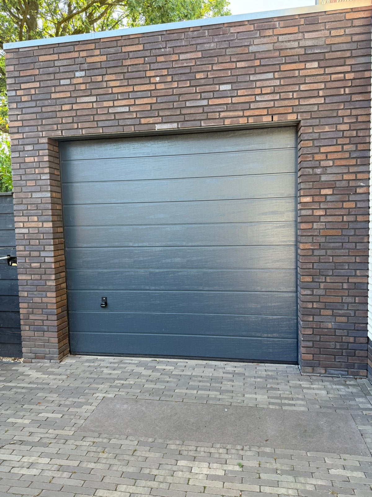 Hörmann elektrische sectionaaldeur incl. ProMatic 4 motor, Ophalen, Garagedeur, Zo goed als nieuw, 120 cm of meer