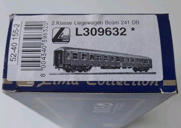 LIMA L309632 Personenwagen slaaprijtuig blauw., Ophalen of Verzenden, Gelijkstroom, Lima