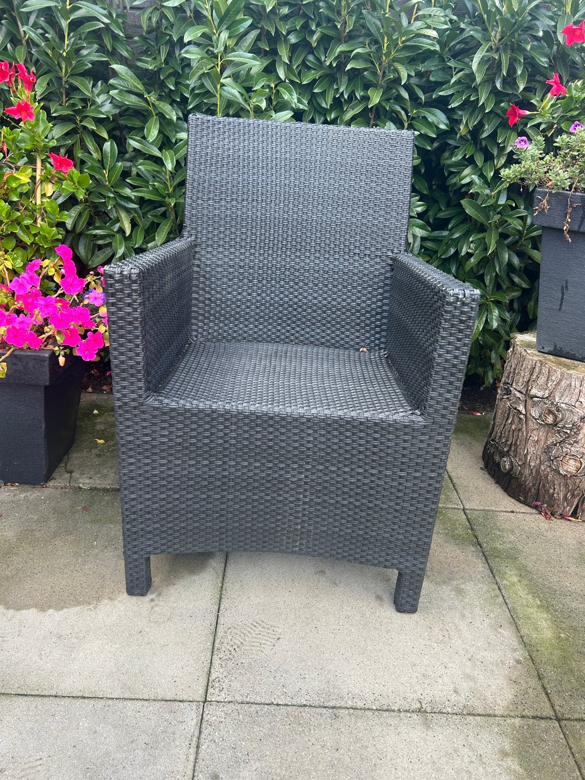 4 Seasons Outdoor stoelen - 3 stuks met schade, Ophalen, Gebruikt, Wicker