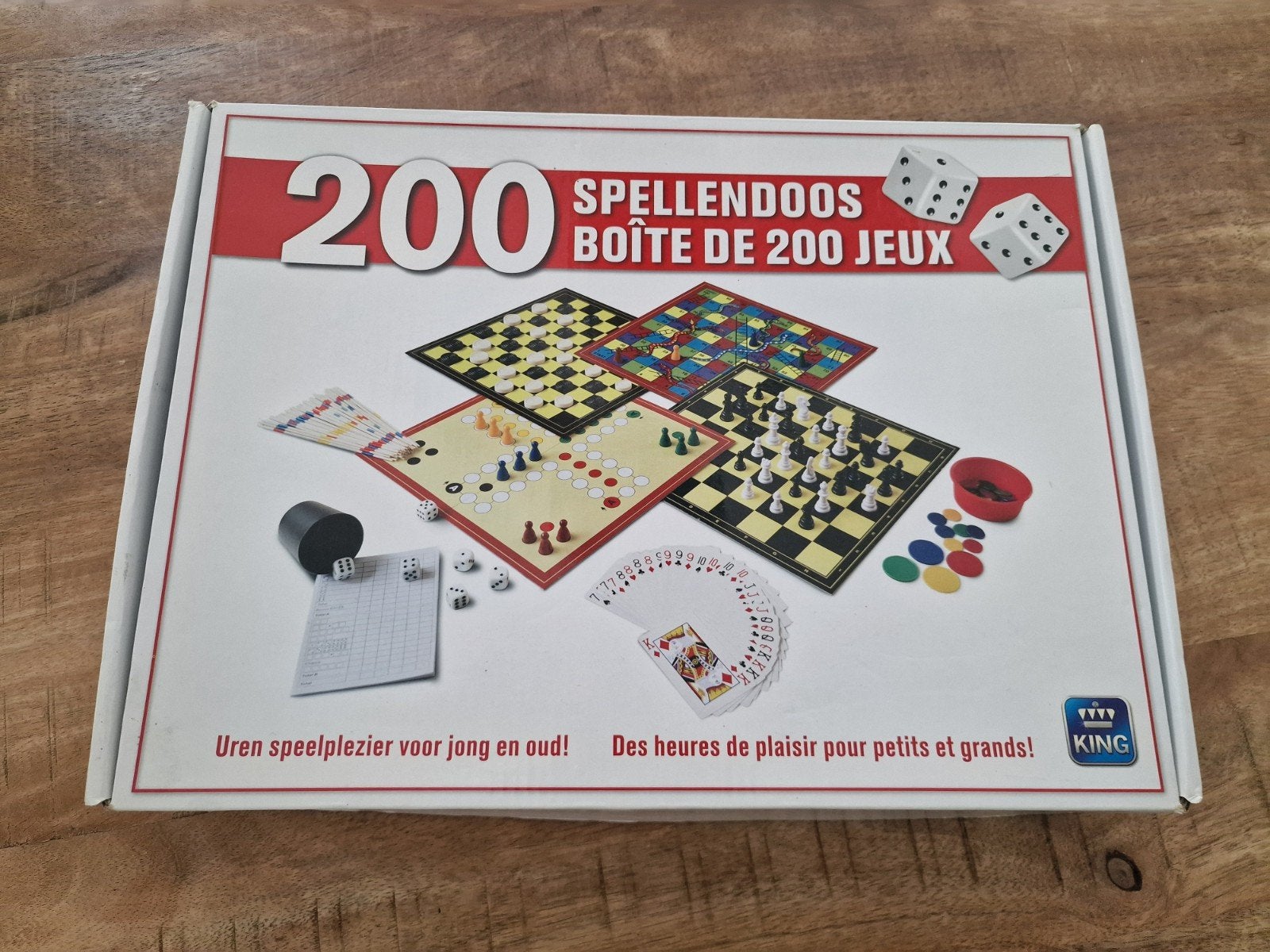 200 Spellendoos, Vijf spelers of meer, Ophalen of Verzenden, King