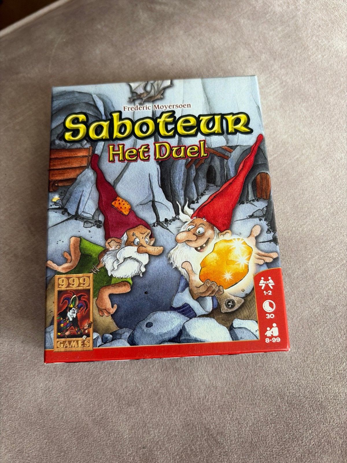 Saboteur Het Duel - Kaartspel voor 1-2 spelers, Een of twee spelers, Ophalen of Verzenden, Zo goed als nieuw