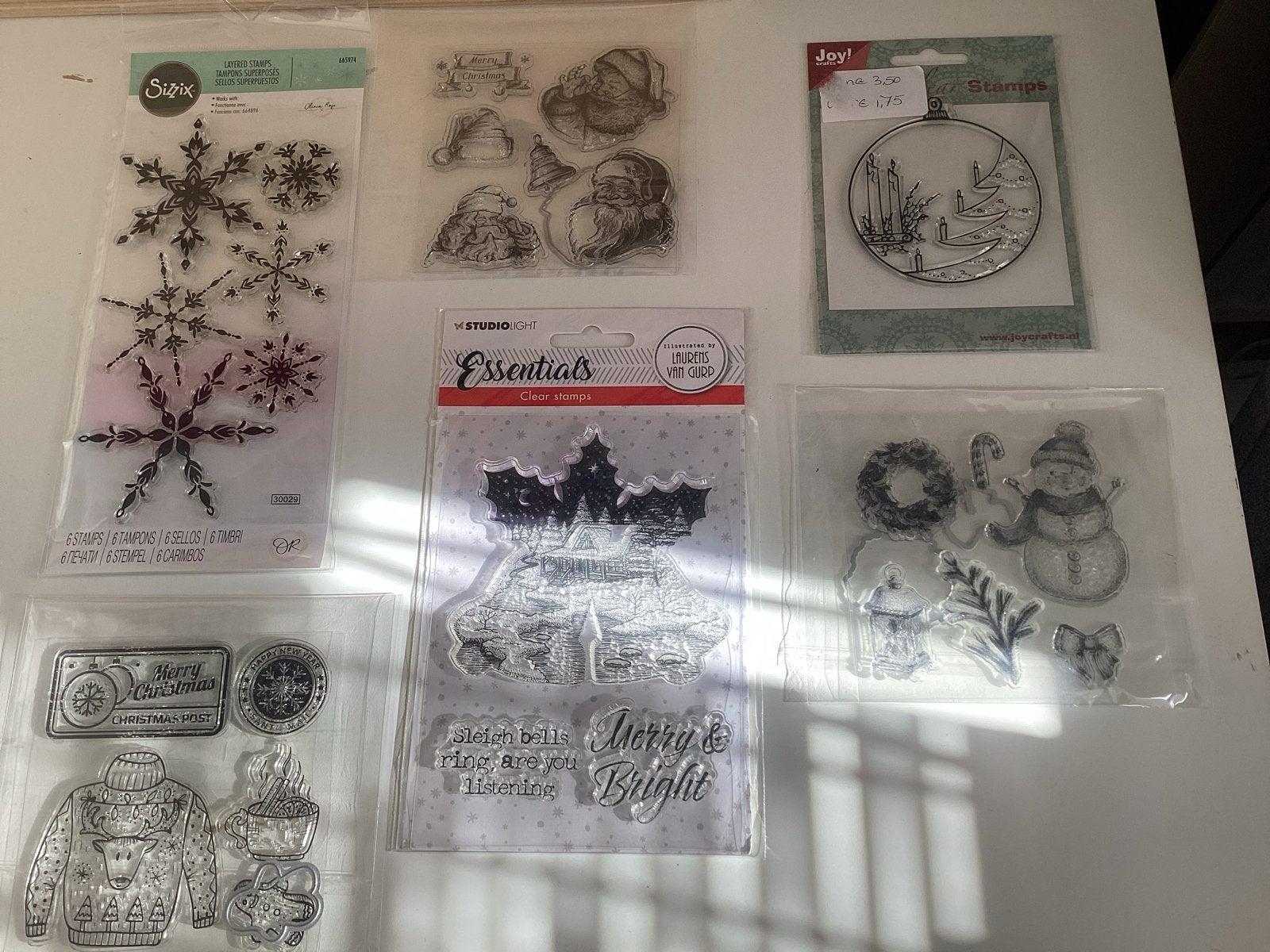 Kerst Clear Stamps - Nieuw in verpakking, Nieuw, Ophalen of Verzenden, Rubber, Herbruikbaar