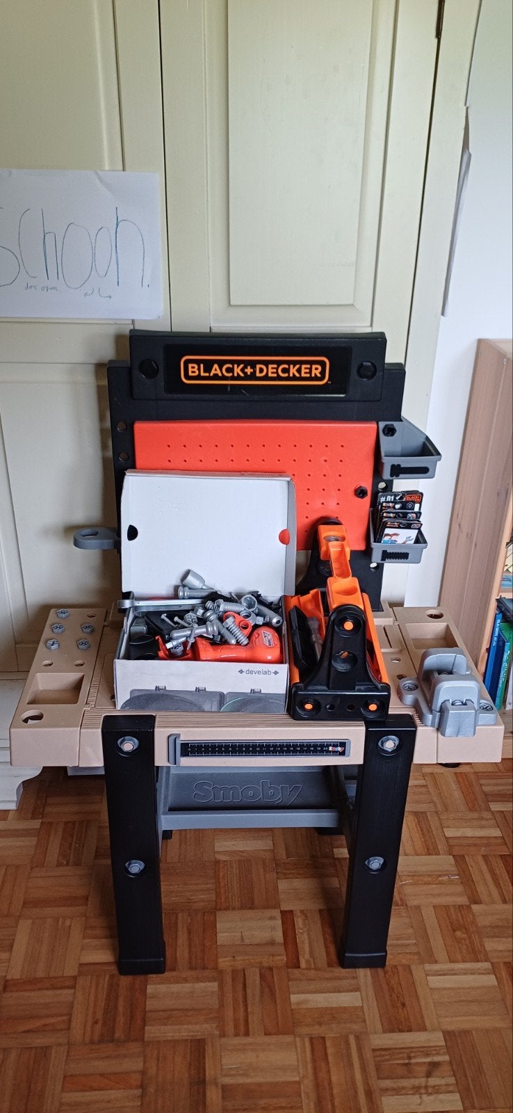 Black+Decker Smoby Werkbank voor kinderen, Ophalen, Gebruikt, Knutselen