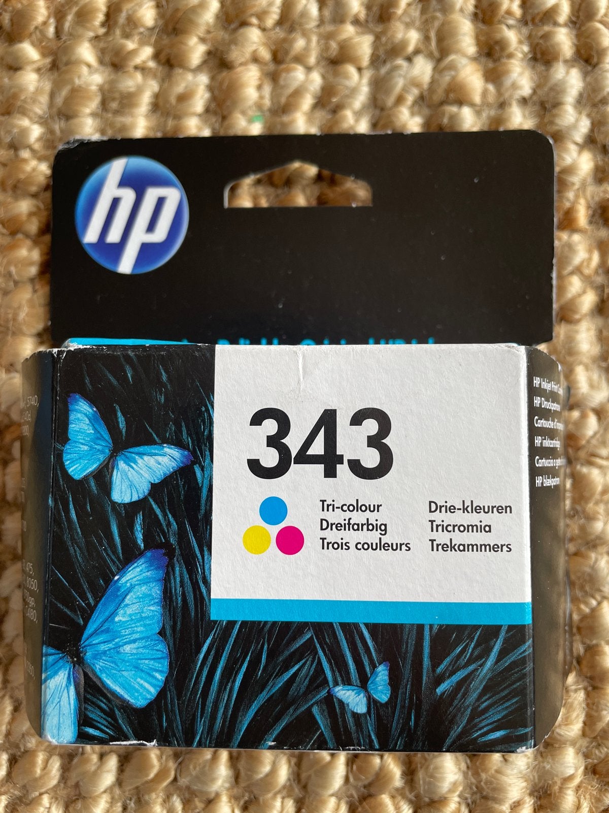 HP 343 Driekleuren Inktcartridge - Nieuw in verpakking, Ophalen of Verzenden, Nieuw, Cartridge