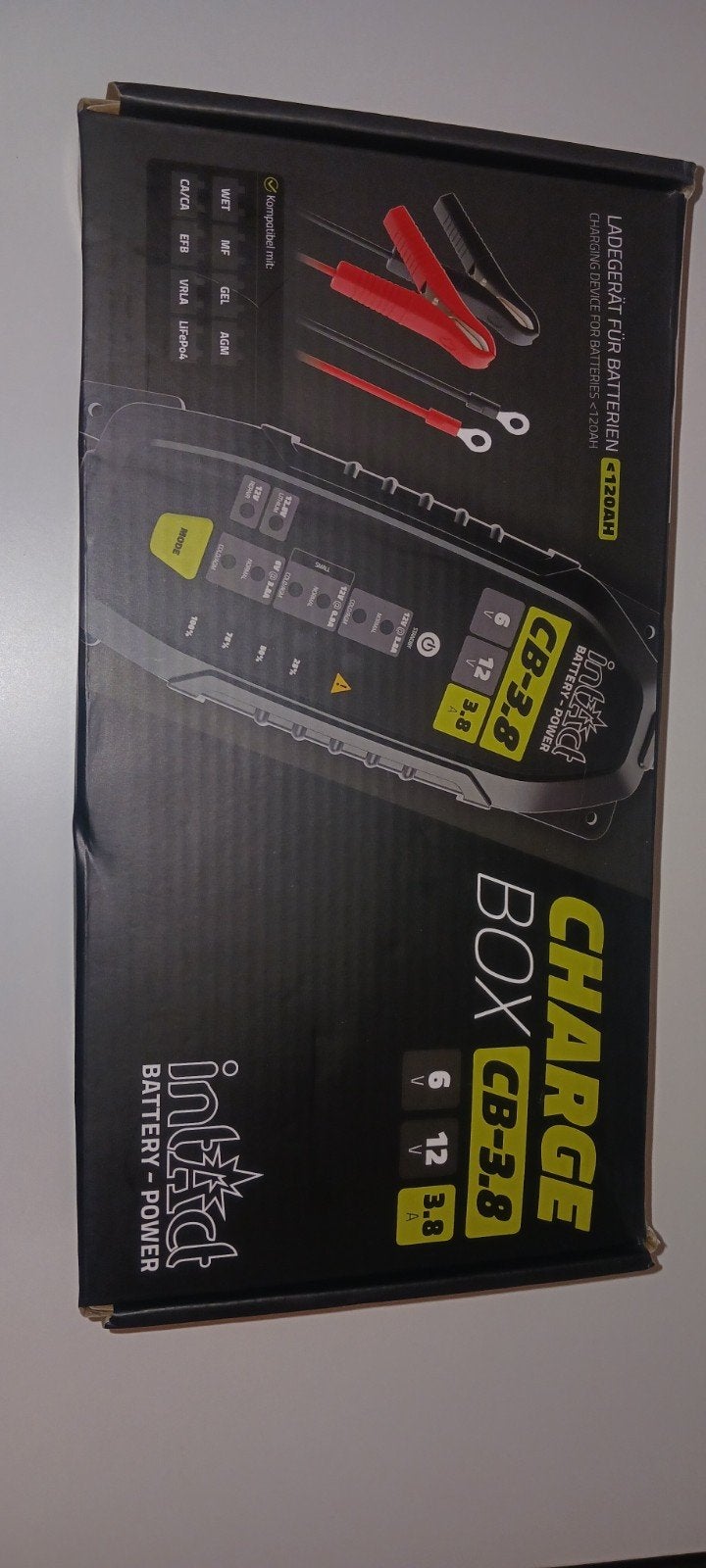 Intact Charge Box CB-3.8 Acculader 6V/12V 3.8A, Auto-onderdelen, Accu's en Toebehoren, Ophalen of Verzenden, Nieuw