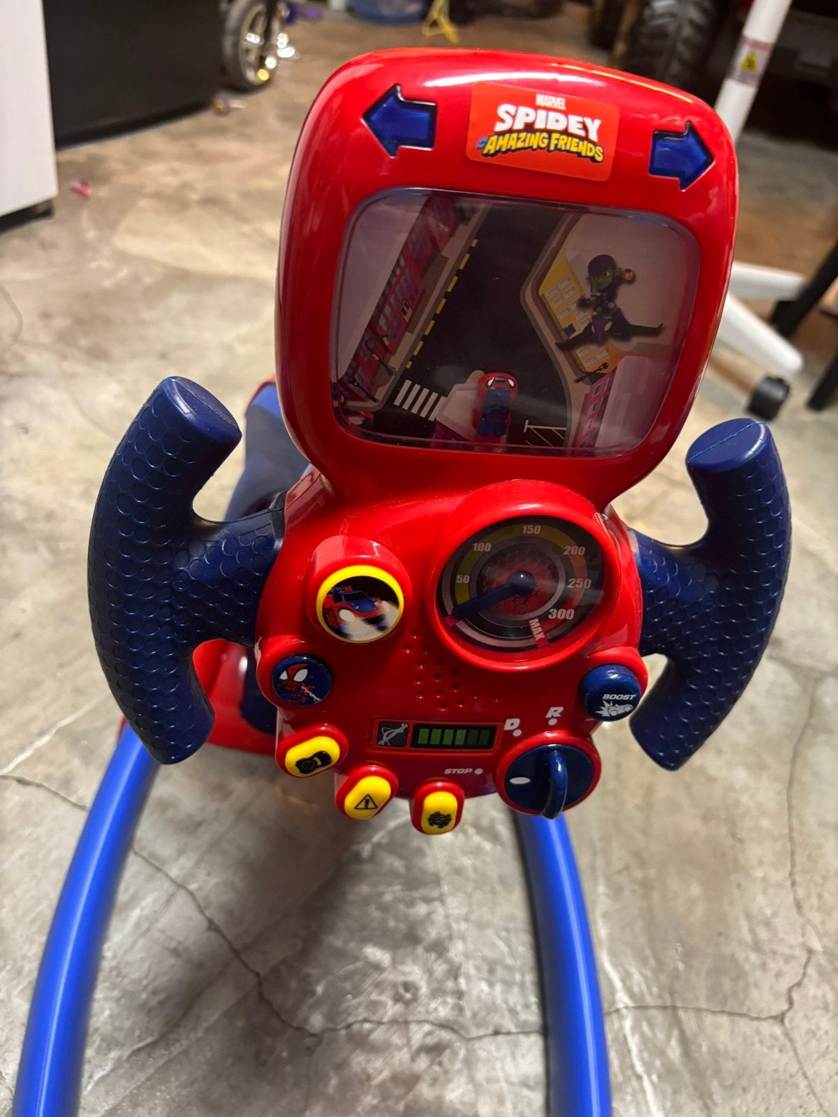 Spiderman rijsimulator, Ophalen, Nieuw