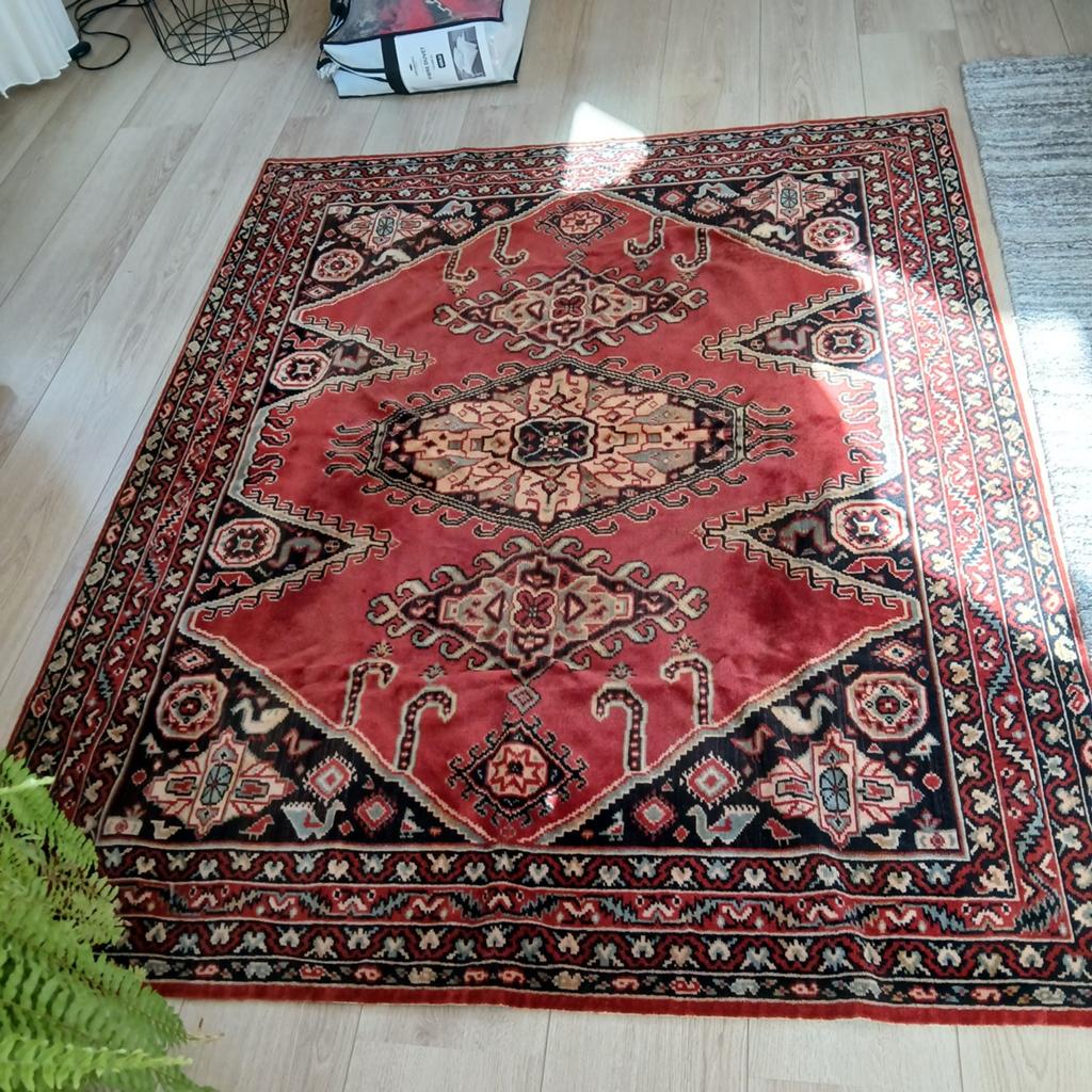 Antiek kleed/tafelkleed, Ophalen of Verzenden, Zo goed als nieuw, Rechthoekig, 100 tot 150 cm