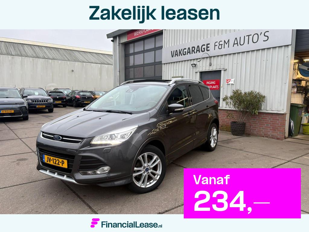 Ford Kuga 1.5 Titanium Styling Pack Pano, camera, cruise, Auto's, Ford, Bedrijf, Lease, Financial lease, Kuga, ABS, Achteruitrijcamera