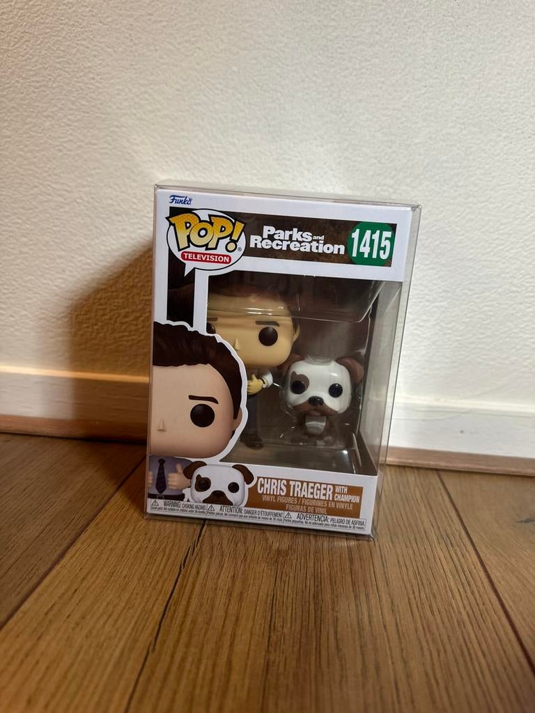 Funko Chris Traeger with Champion, Ophalen of Verzenden, Zo goed als nieuw