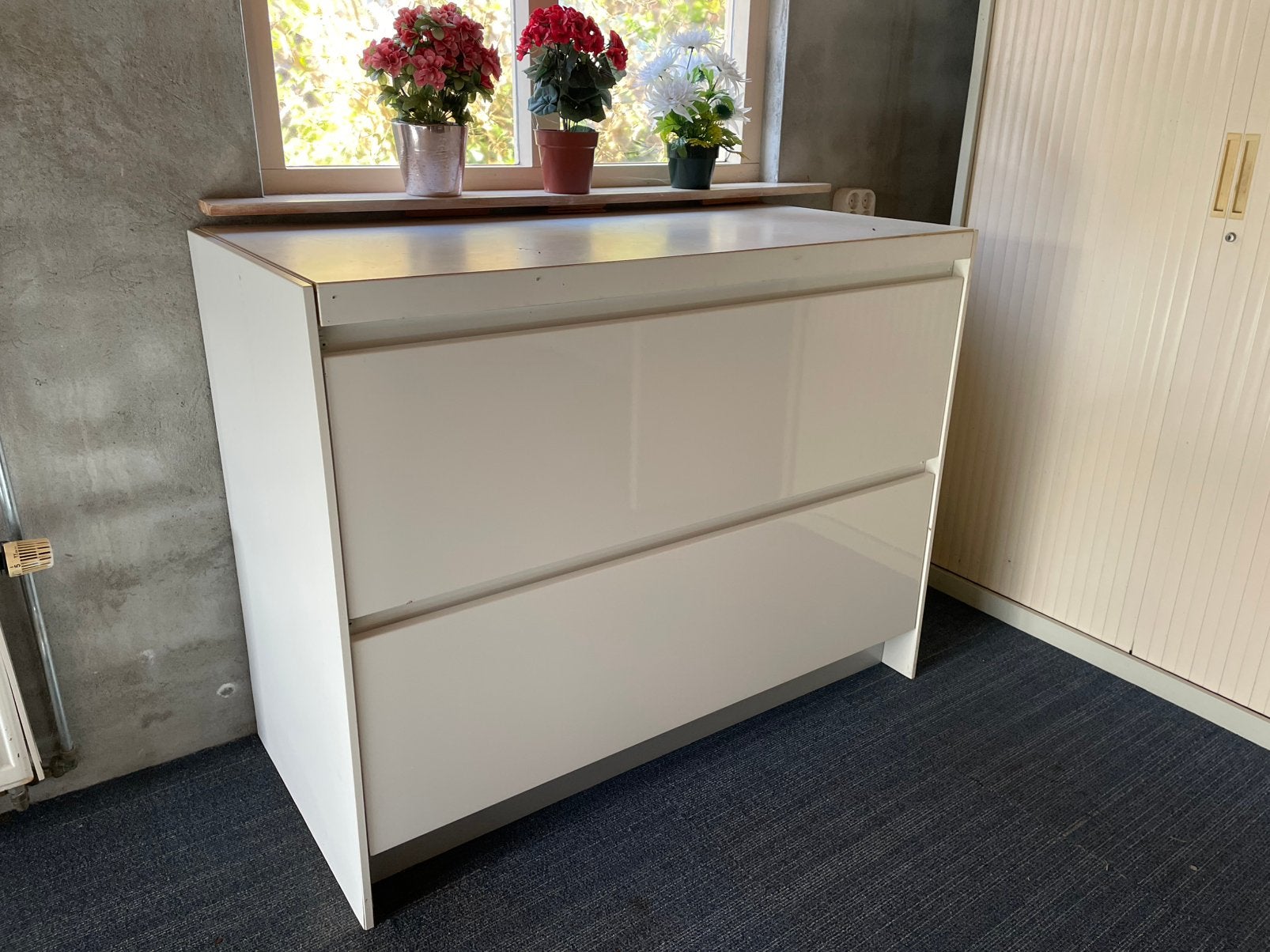 Witte ladekast, Ophalen, Gebruikt, 50 tot 100 cm, 3 of 4 laden