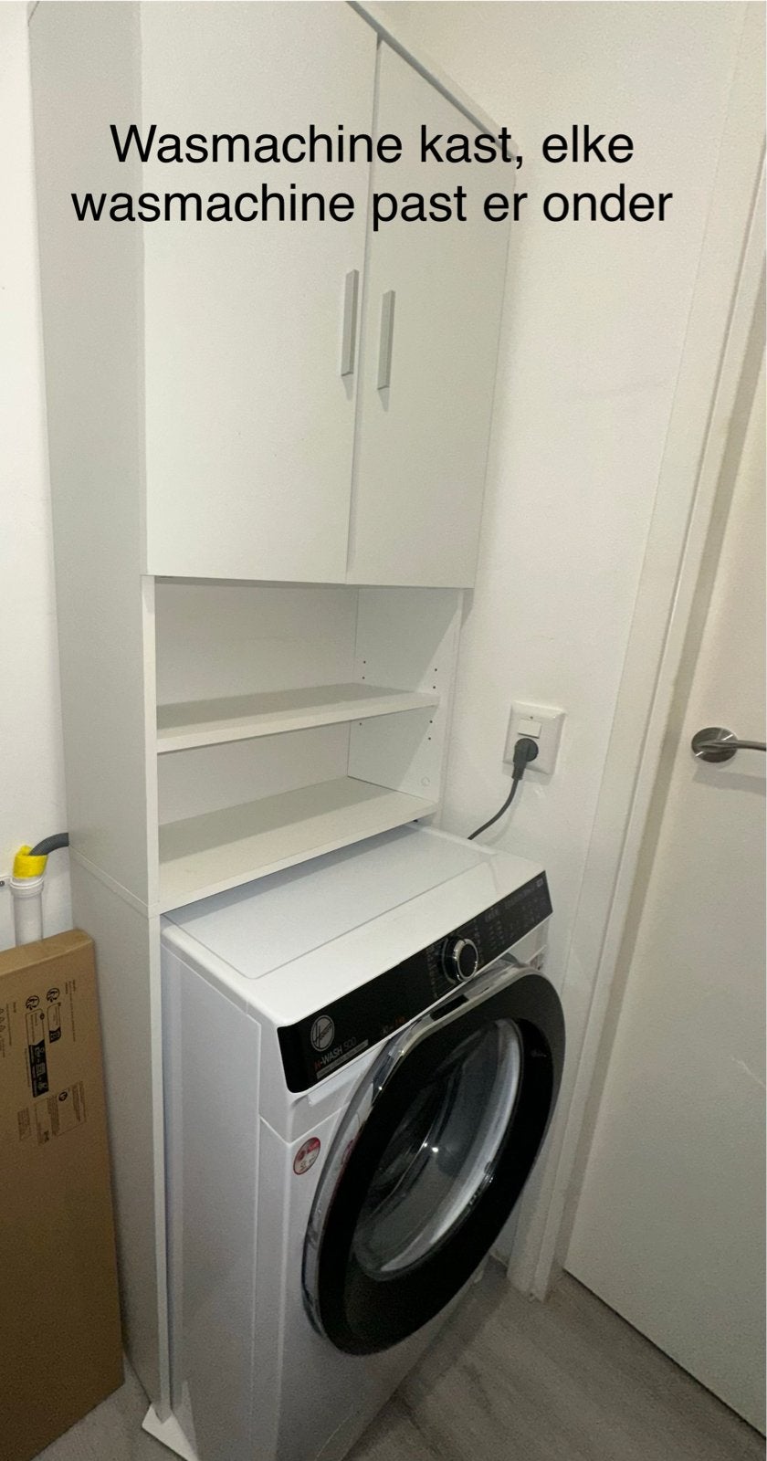 Wasmachine kast - Universeel, 64,5x25x190cm, Ophalen, Zo goed als nieuw