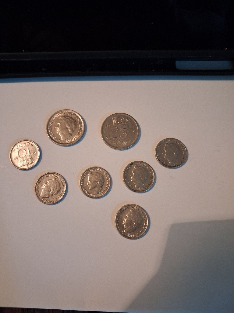 25 en 10 guldencent 1948, Postzegels en Munten, Munten | Nederland, Zilver, 25 cent, Ophalen of Verzenden, Koningin Wilhelmina