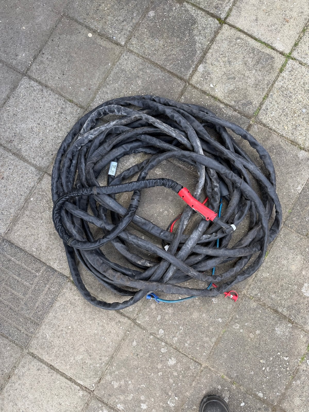 Watergekoelde TIG toorts met 25m kabel voor Fronius, Ophalen of Verzenden, Gebruikt, 150 tot 250 ampère, Tig