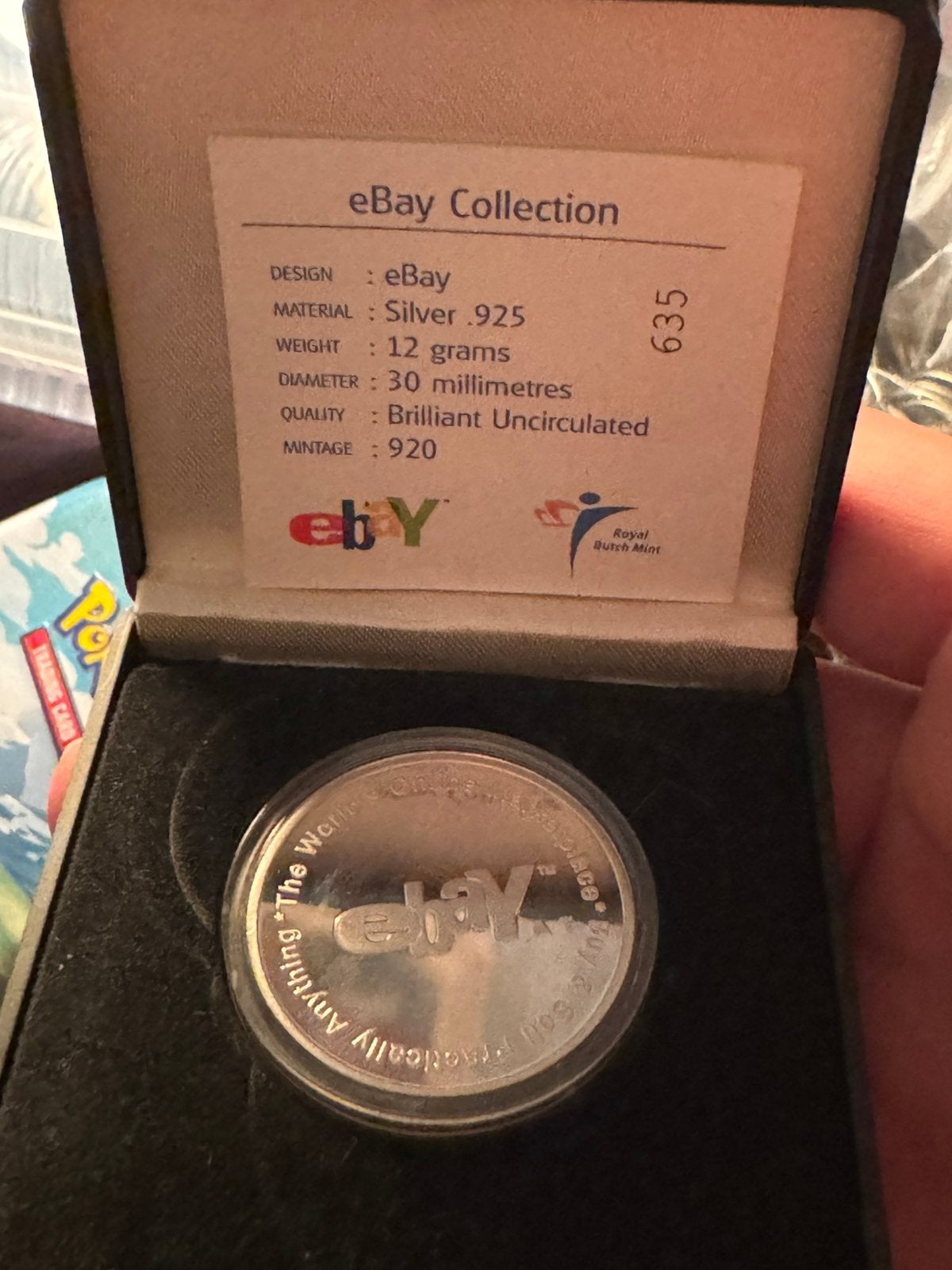 Ebay zilveren munt, Postzegels en Munten, Ophalen of Verzenden, Zilver