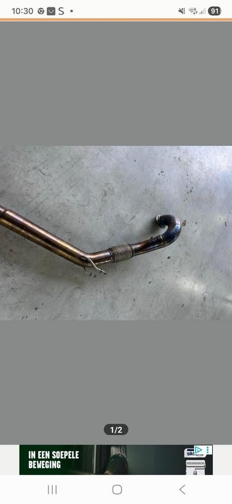 Downpipe Golf 7 1.2 TSI (2014-2017), Auto-onderdelen, Uitlaatsystemen, Ophalen of Verzenden