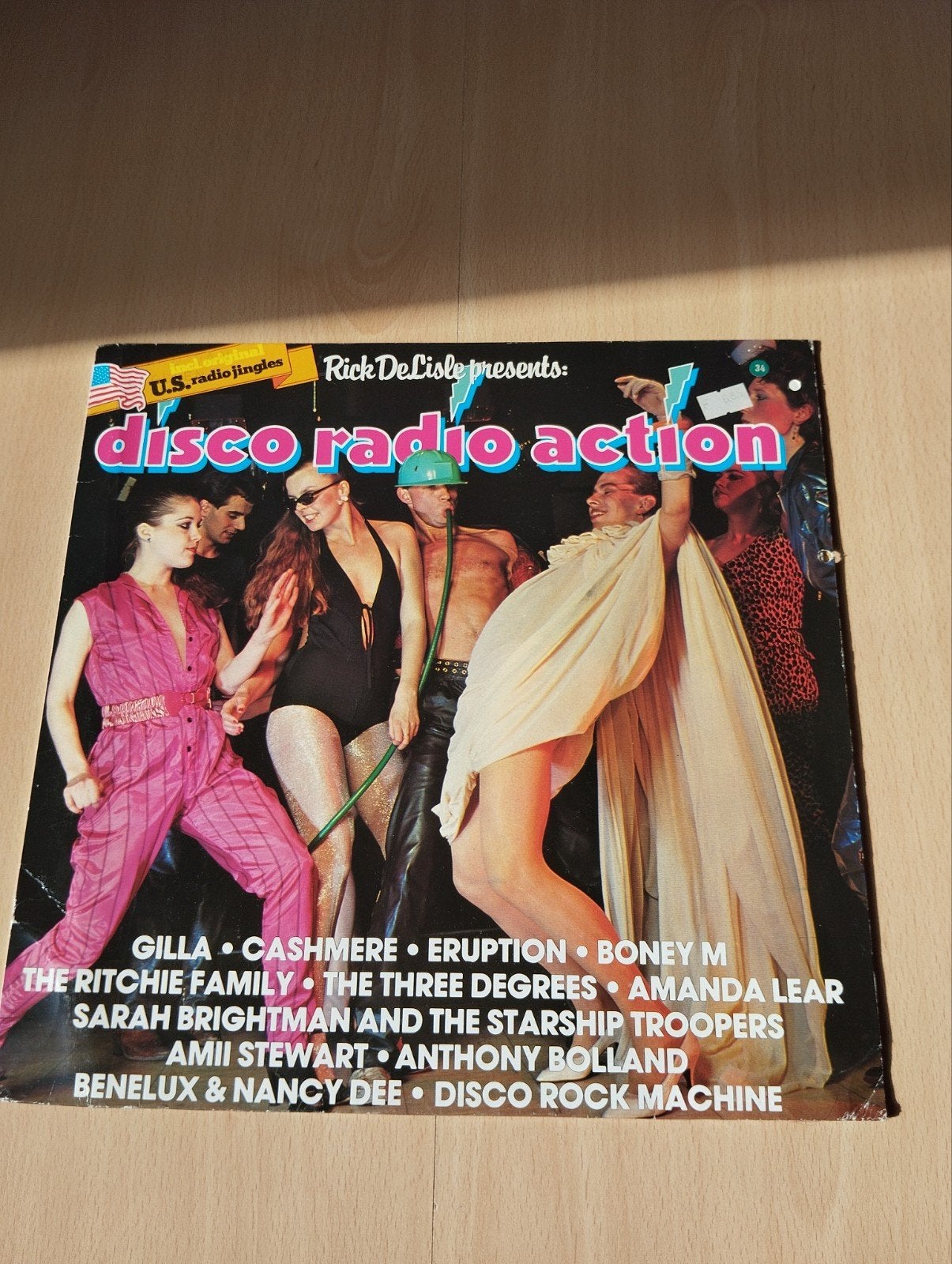 LP Rick DeLisle Presents: Disco Radio Action (1979), Cd's en Dvd's, LP, Gebruikt, Ophalen of Verzenden, Complilatie