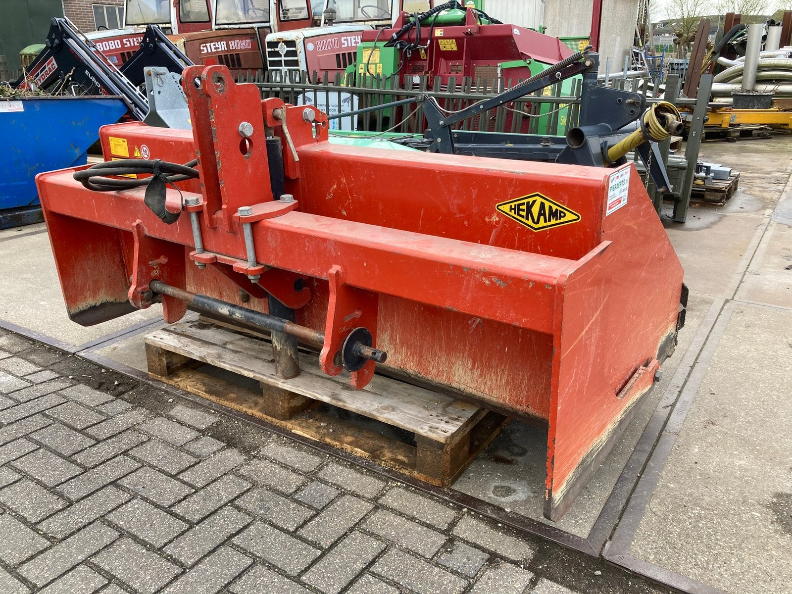 Hekamp hydraulische grondbak trekkerbak 180 cm NIEUWSTAAT, Ophalen, Veehouderij, Transport