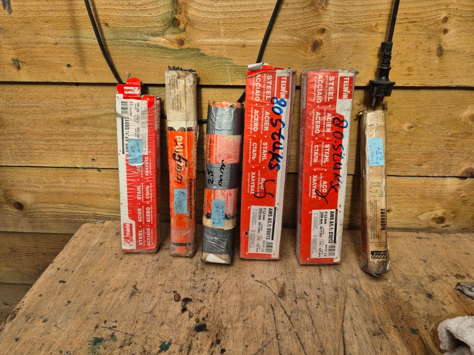 las electrode divers, Ophalen, Zo goed als nieuw, Minder dan 150 ampère, Elektroden