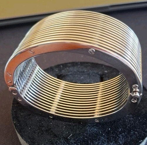 Mooie stalen Zoppini armband en bijpassende Zoppini ring, Sieraden, Tassen en Uiterlijk, Ophalen of Verzenden, Zo goed als nieuw