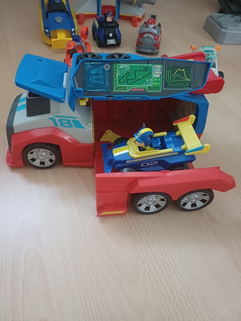 paw patrol meerdere auto's, Kinderen en Baby's, Speelgoed | Speelgoedvoertuigen, Ophalen, Gebruikt