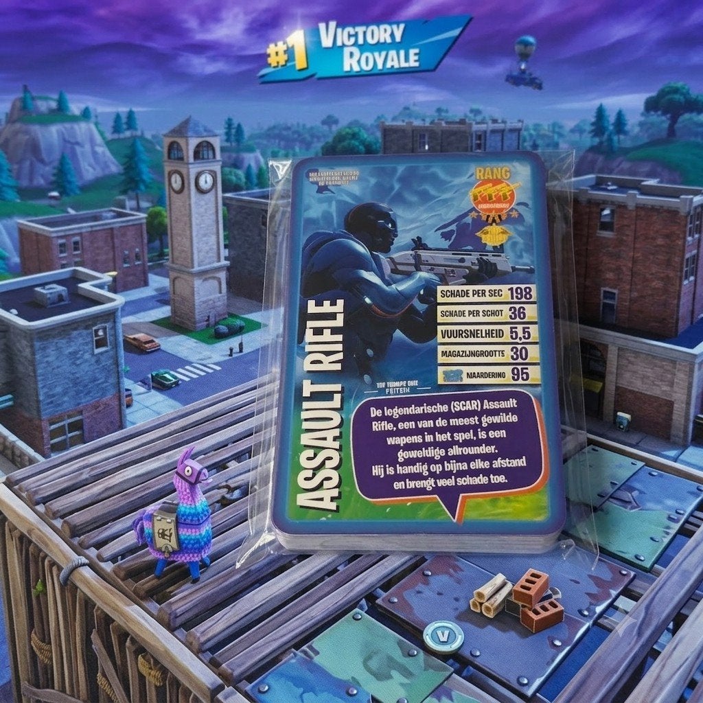 Fortnite Assault Rifle Kaart - Nieuw in Seal!, Verzamelen, Speelgoed, Ophalen of Verzenden, Nieuw