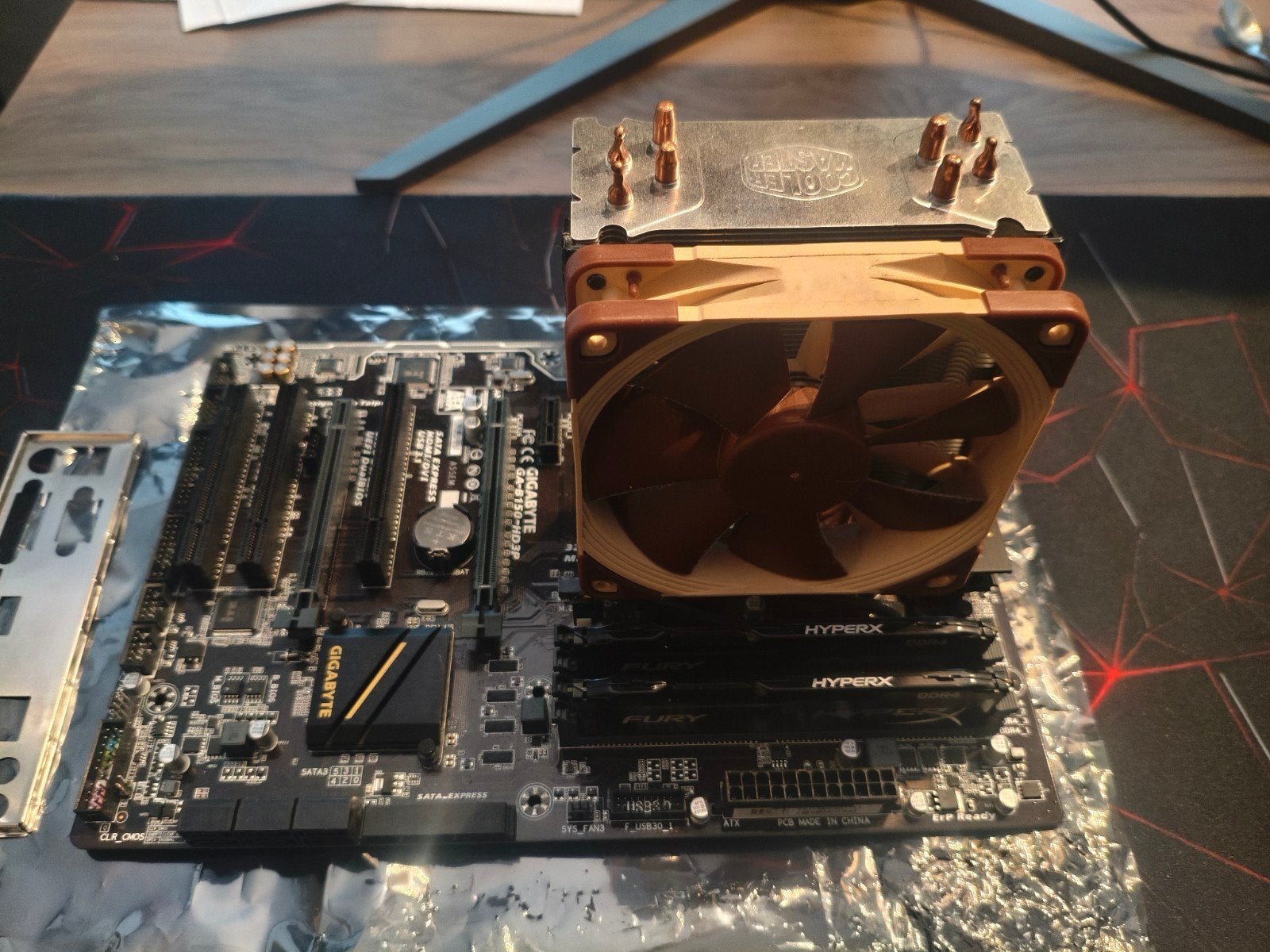 Moederbord, Intel CPU en DDR4 RAM set, Computers en Software, Gebruikt, LGA 1151, DDR4, Ophalen of Verzenden