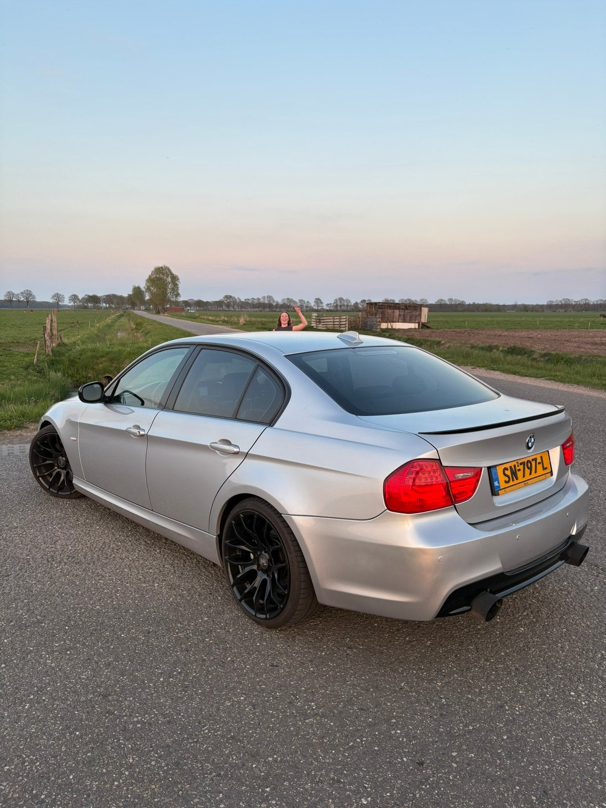 Bmw e90 335i lci n55 2010, Automaat, Zwart, Traction-control, Leder