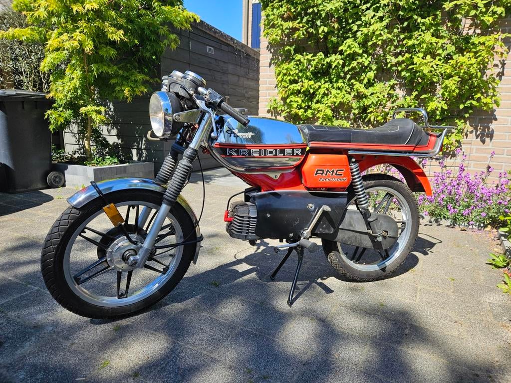 Kreidler Florett RMC-S Electronic met kenteken, Fietsen en Brommers, Brommers | Kreidler, Ophalen, Florett RMC, Gebruikt, 4 versnellingen