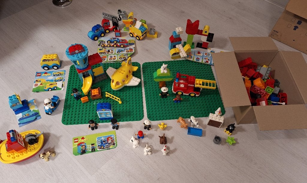 Partij duplo, Kinderen en Baby's, Speelgoed | Duplo en Lego, Ophalen, Gebruikt, Duplo