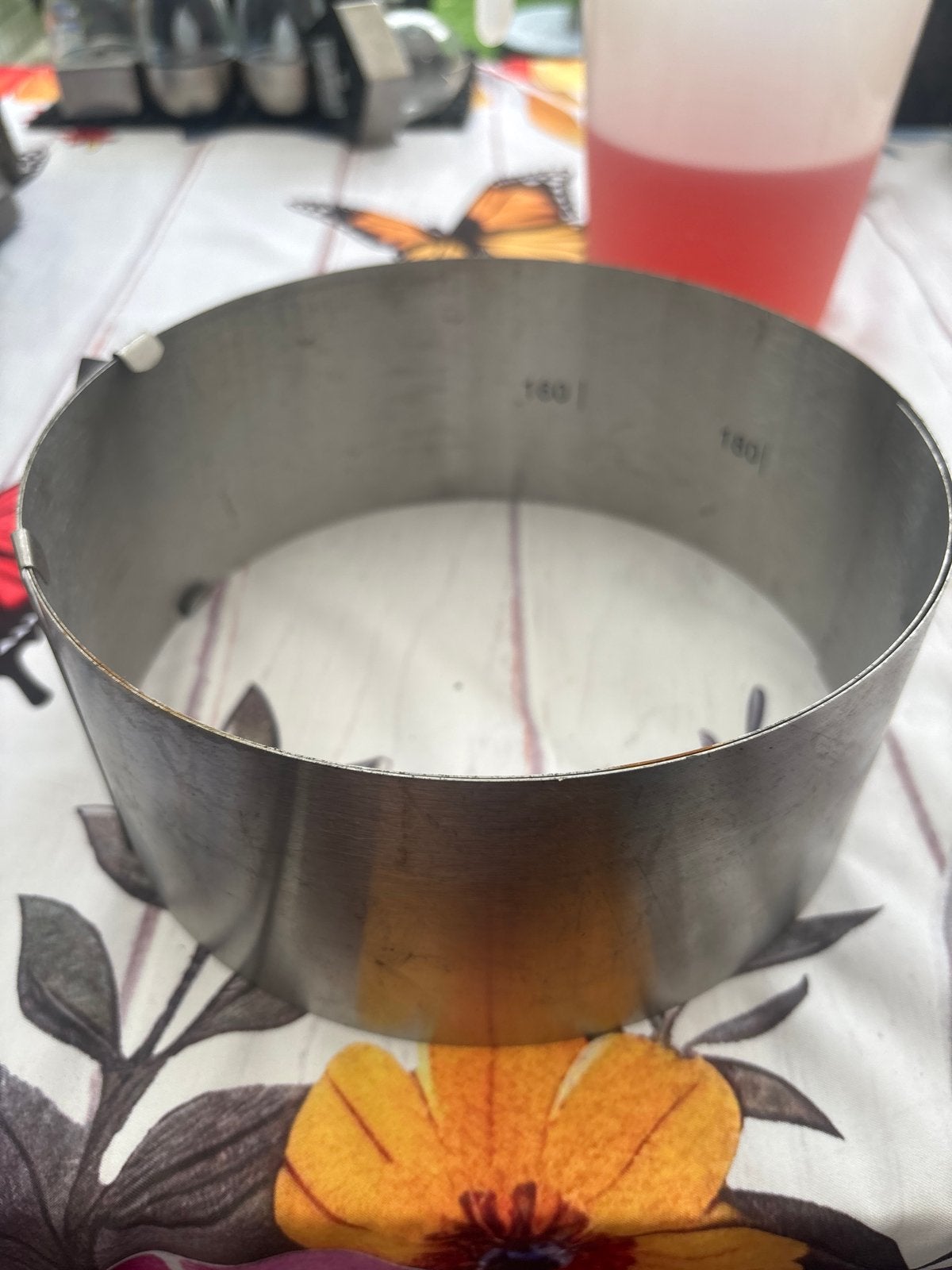 Verstelbare RVS Bakring - 160-180 mm, Ophalen, Zilver, Metaal, Overige merken