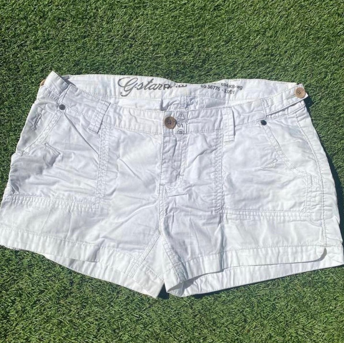 G-Star RAW witte korte broek, Maat 38/40 (M), Kort, Wit, Ophalen of Verzenden
