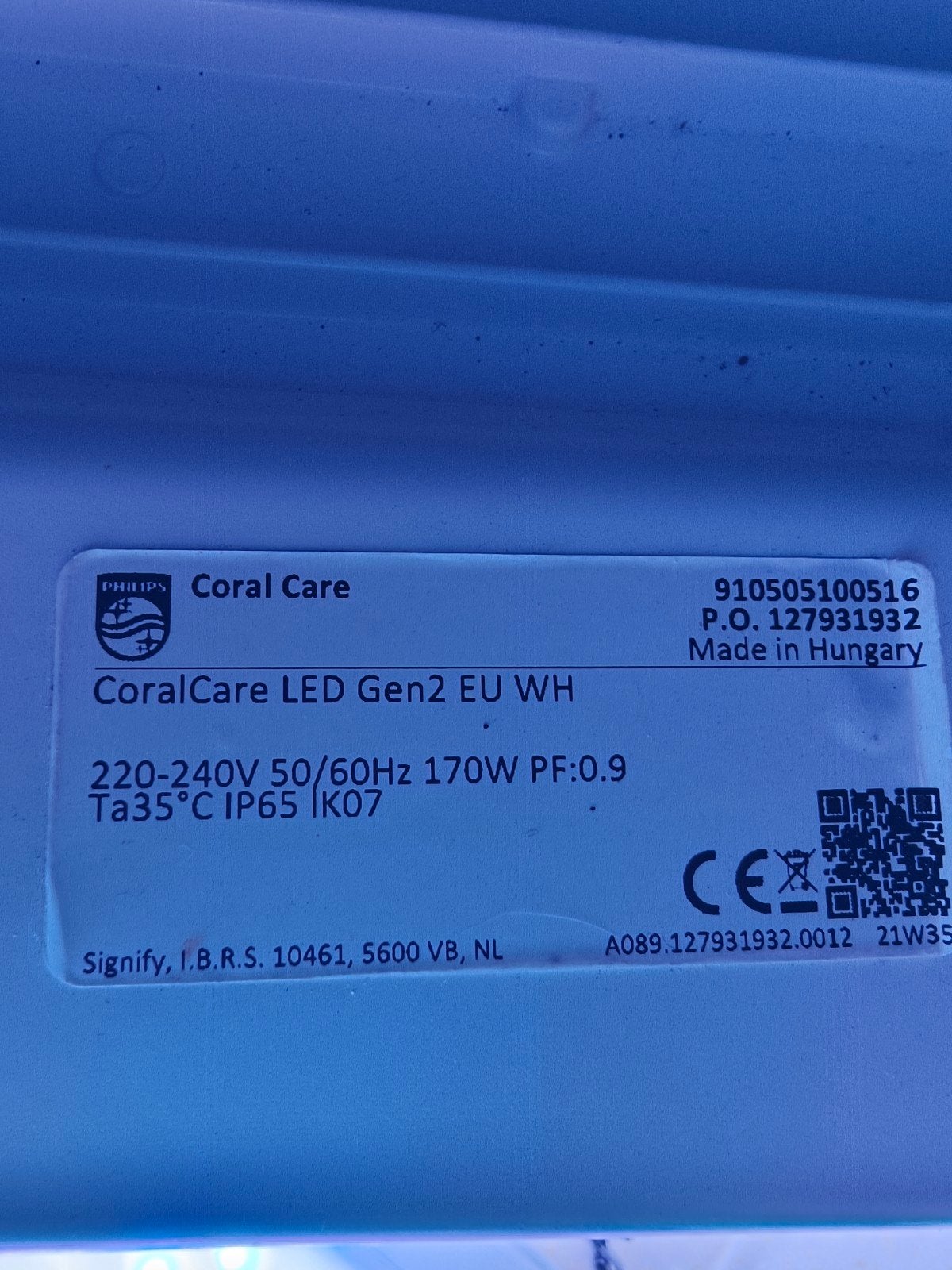 2 Philips coral care gen 2 wit uitgevoerd plus controller, Ophalen, Gebruikt, Verlichting of Verwarming, Overige merken