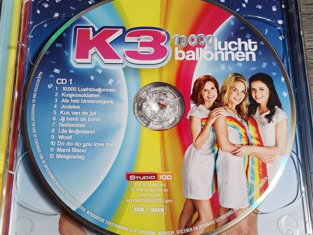 K3 ‎– 10.000 Luchtballonnen [2 CD], Cd's en Dvd's, Ophalen of Verzenden, Zo goed als nieuw
