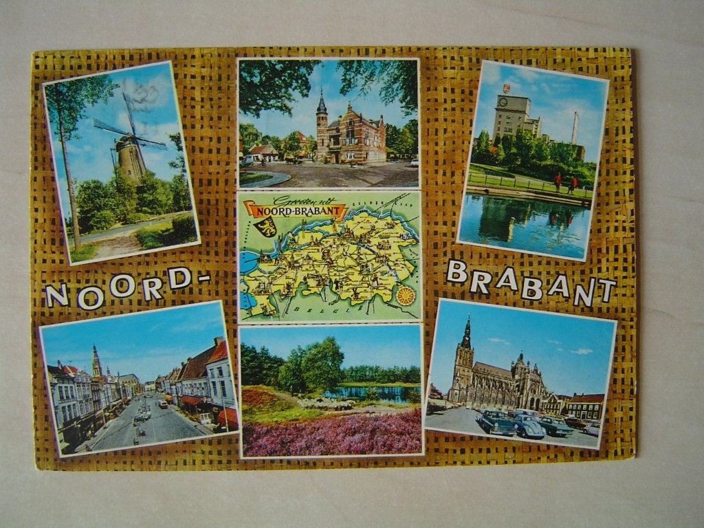Noord-Brabant  1972, Verzamelen, Verzenden, 1960 tot 1980, Gelopen, Noord-Brabant