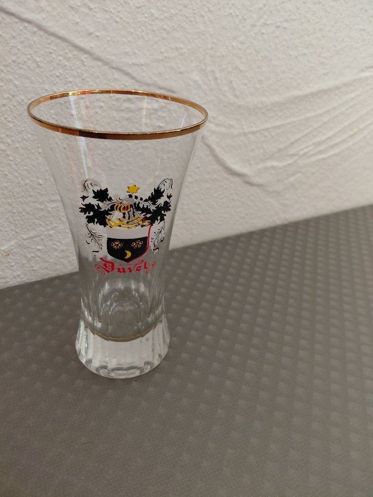 Tulp glas Duvel, Ophalen of Verzenden, Zo goed als nieuw, Bierglas