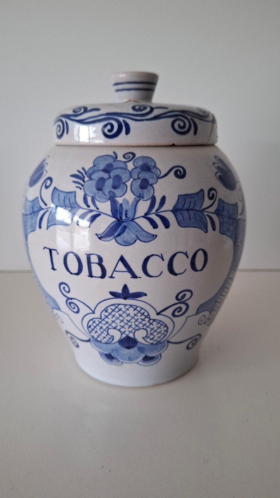 Delfts Blauwe tabakspot, Ophalen of Verzenden