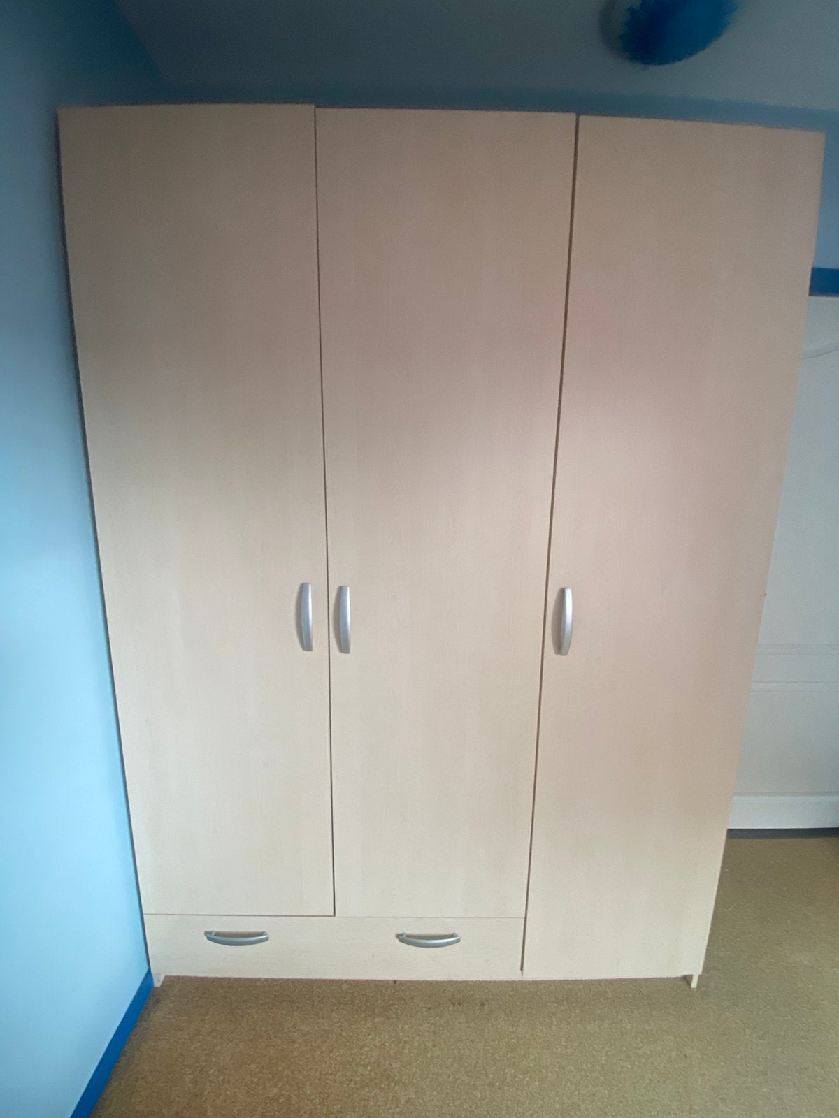 Kledingkast, Huis en Inrichting, Ophalen, Gebruikt, 100 tot 150 cm, Met lade(s)