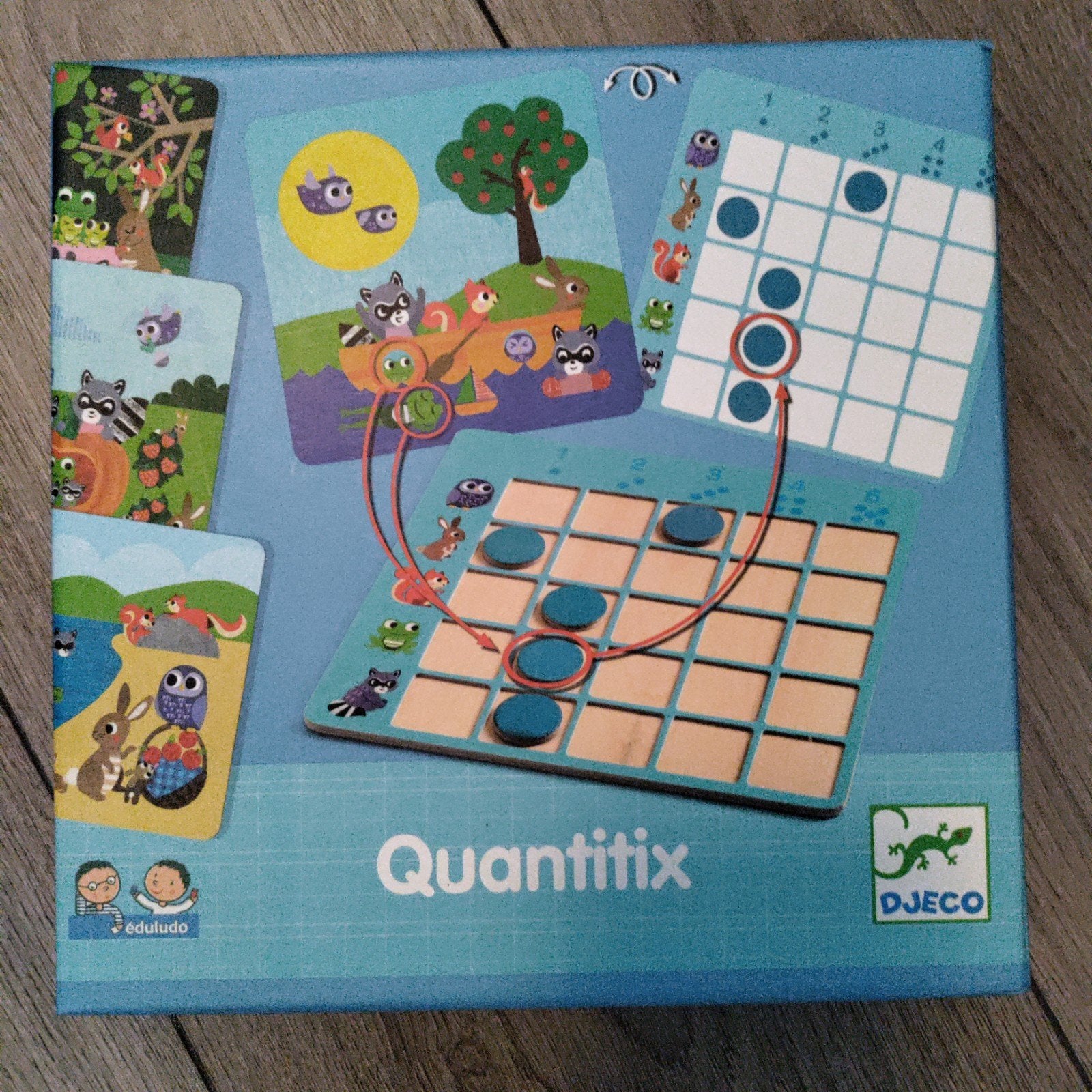 Djeco Quantitix telspel educatief spel, Ophalen of Verzenden, Zo goed als nieuw, Overige typen