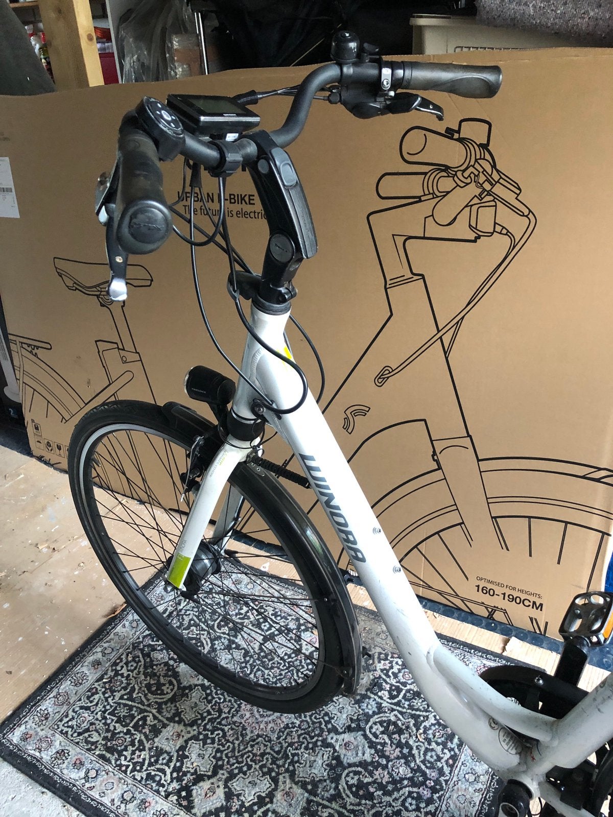 Winora F1 elektrische fiets - Gebruikt, Fietsen en Brommers, Elektrische fietsen, Gebruikt, Overige merken, 51 tot 55 cm, 50 km per accu of meer