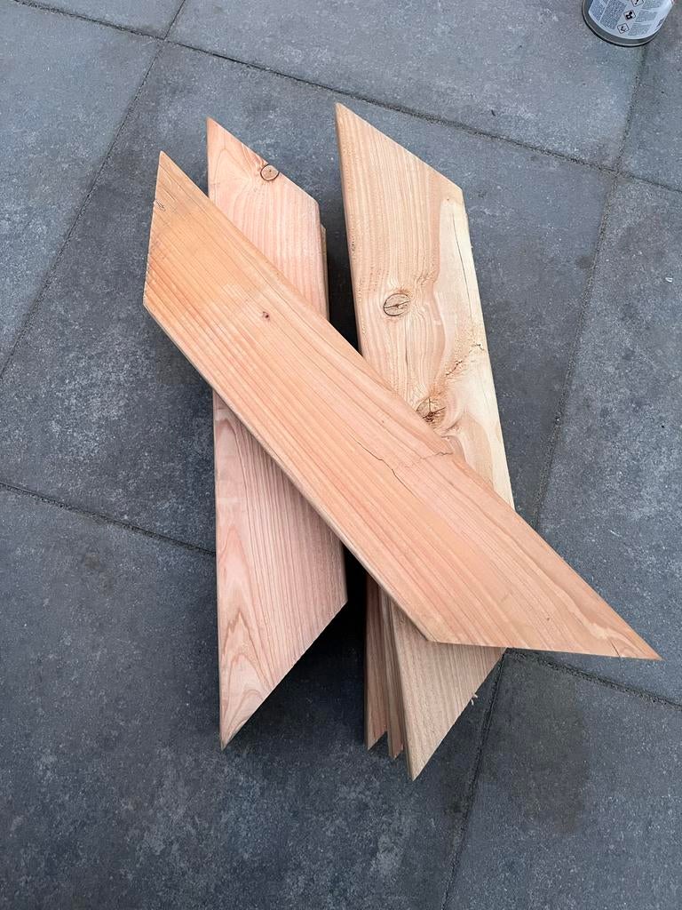 Douglas schoren - 6 stuks - Nieuw, Nieuw, Ophalen of Verzenden, 50 mm of meer, Balk