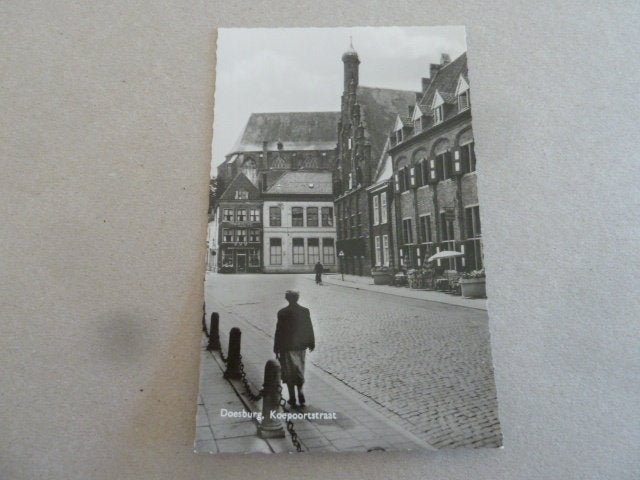 Doesburg circa 1960 Koepoortstraat, Verzamelen, Ophalen of Verzenden, 1960 tot 1980, Ongelopen