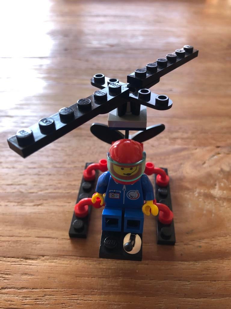 Lego System 2849 Helikopter/Hovercraft met Piloot, Ophalen of Verzenden, Zo goed als nieuw, Complete set, Lego