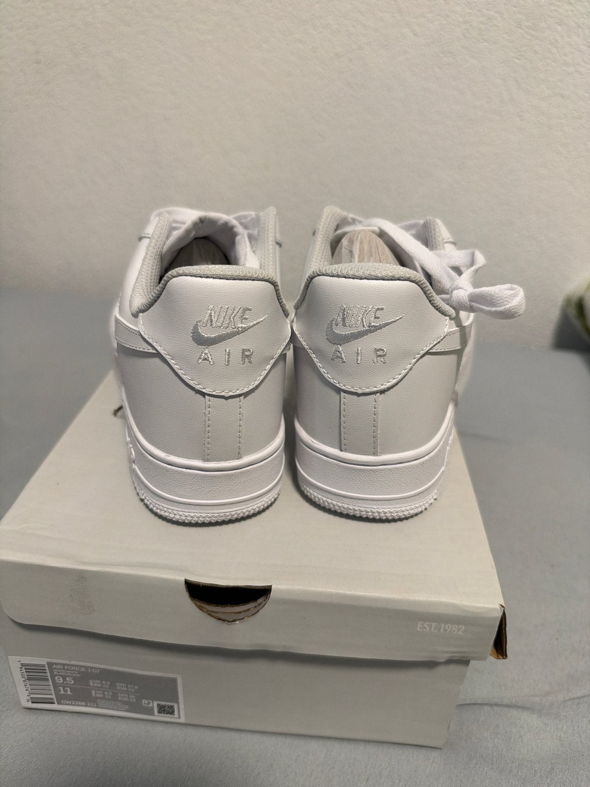 Nike Air Force 1 Sneakers Nieuw in Doos Maat 43 Heren, Verzenden, Nieuw, Wit, Sneakers of Gympen