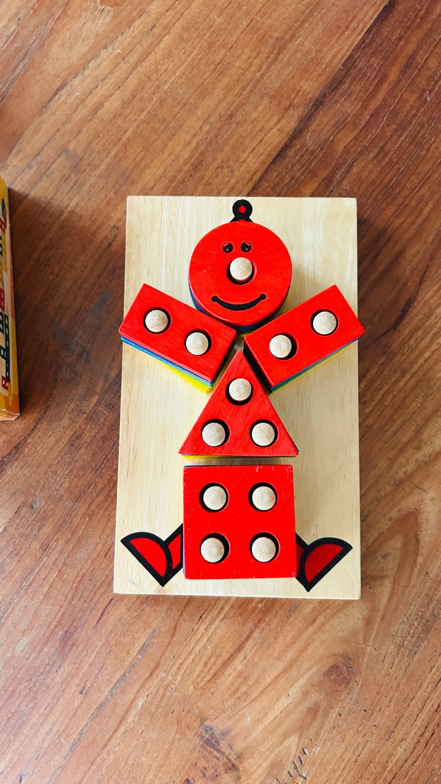 Montessori Houten Lagenpuzzel Clown – Educatief Speelgoed, Ophalen of Verzenden, Zo goed als nieuw