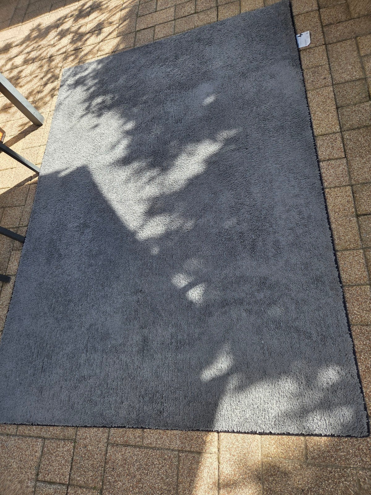 teab grijs vloerkleed 170 x 230, Ophalen, Gebruikt, 150 tot 200 cm, 200 cm of meer