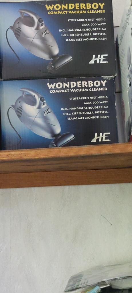 Nieuwe Wonderboy Kruimelstofzuiger met slang en hulpstukken, Kruimeldief, Nieuw, Ophalen of Verzenden, Minder dan 1200 watt
