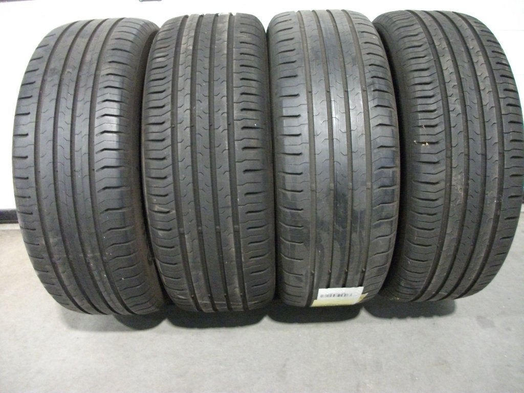 4 x 205/55 16" continental zomerbanden 4 x 6/6.5mm!, Ophalen, Gebruikt, 16 inch, Banden en Velgen