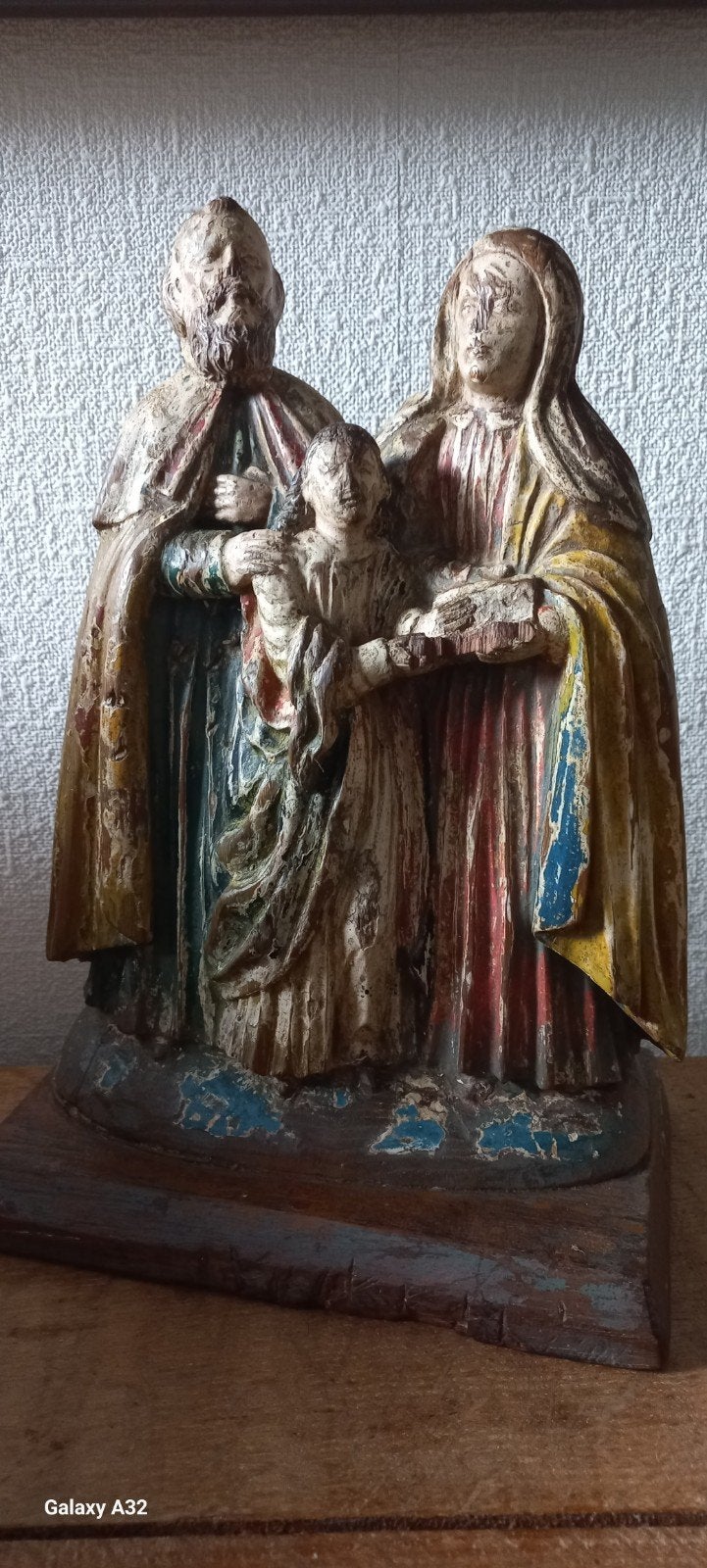 Beeldengroep H.Familie 18e eeuws., Ophalen of Verzenden