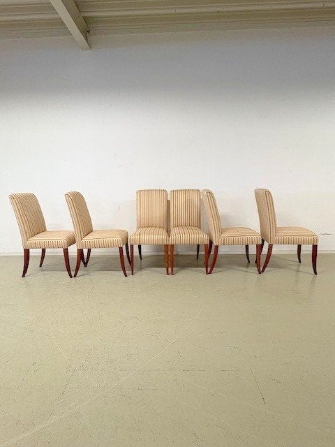 Mooi Chique Bendic eetkamerstoelen van Jeantique, Ophalen, Gebruikt, Bruin, Klassiek / Ambachtelijk